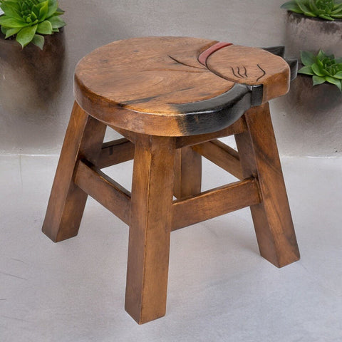 Cat Style Wood Kid's Baby Chair - tree-casa