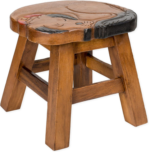 Dog Style Wooden Kid's Baby Stool - tree-casa