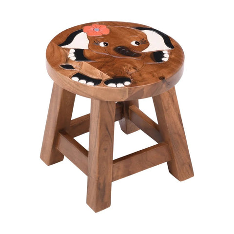 Elephant Style Baby Stool For Kids - tree-casa