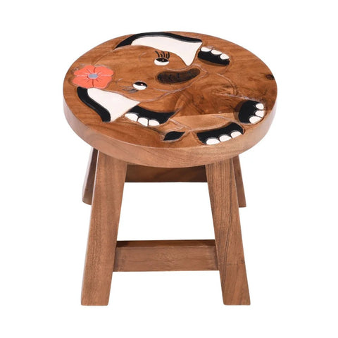 Elephant Style Baby Stool For Kids - tree-casa