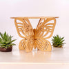 WOODEN FLOWER POT - Decorative Flower Pot Butterfly Design