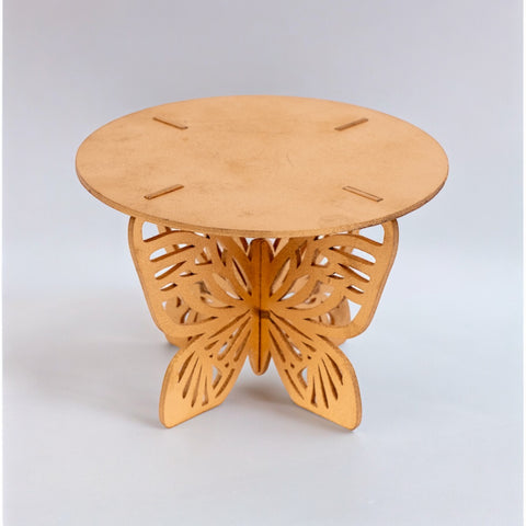 WOODEN FLOWER POT - Decorative Flower Pot Butterfly Design