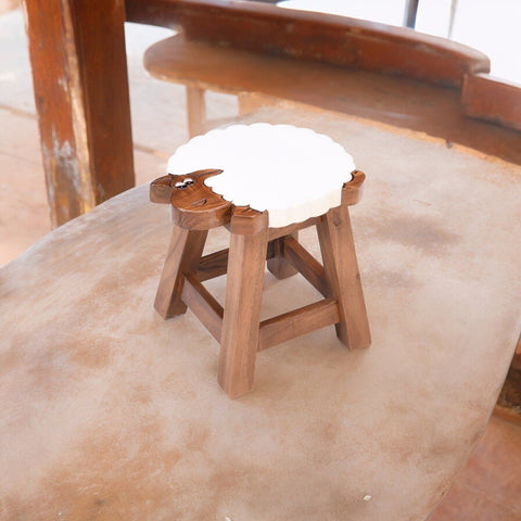 Sheep Style Baby Stool For kids - tree-casa