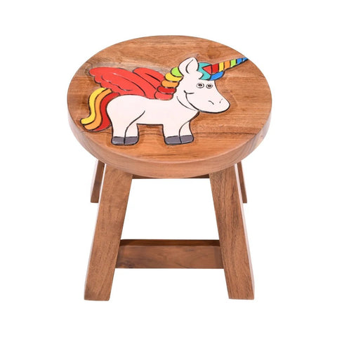 Unicorn Style Kids Stool - tree-casa