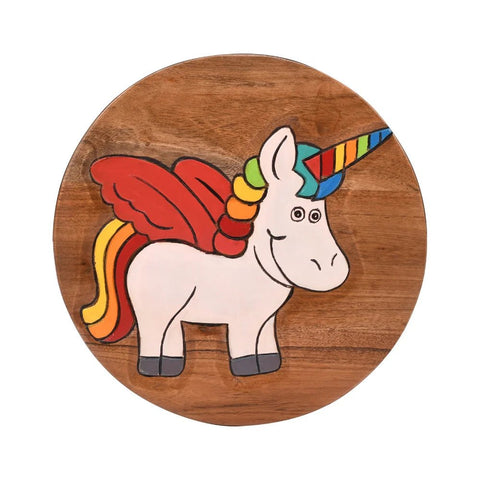 Unicorn Style Kids Stool - tree-casa