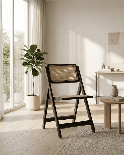 Urban Folding Chair - Charcoal Espresso - tree-casa