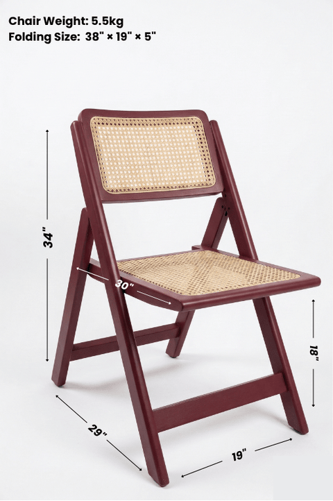 Urban Folding Chair - Deep Plum - tree-casa