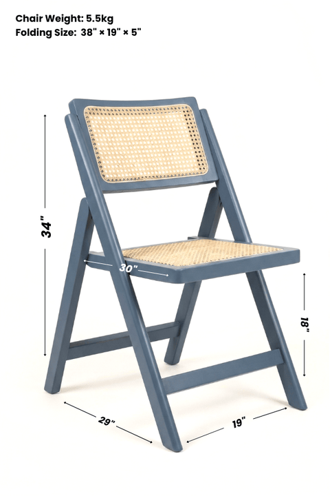 Urban Folding Chair - Muted Navy - tree-casa