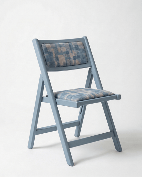 Urban Folding Chair - Slate Blue - tree-casa