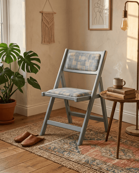 Urban Folding Chair - Slate Blue - tree-casa